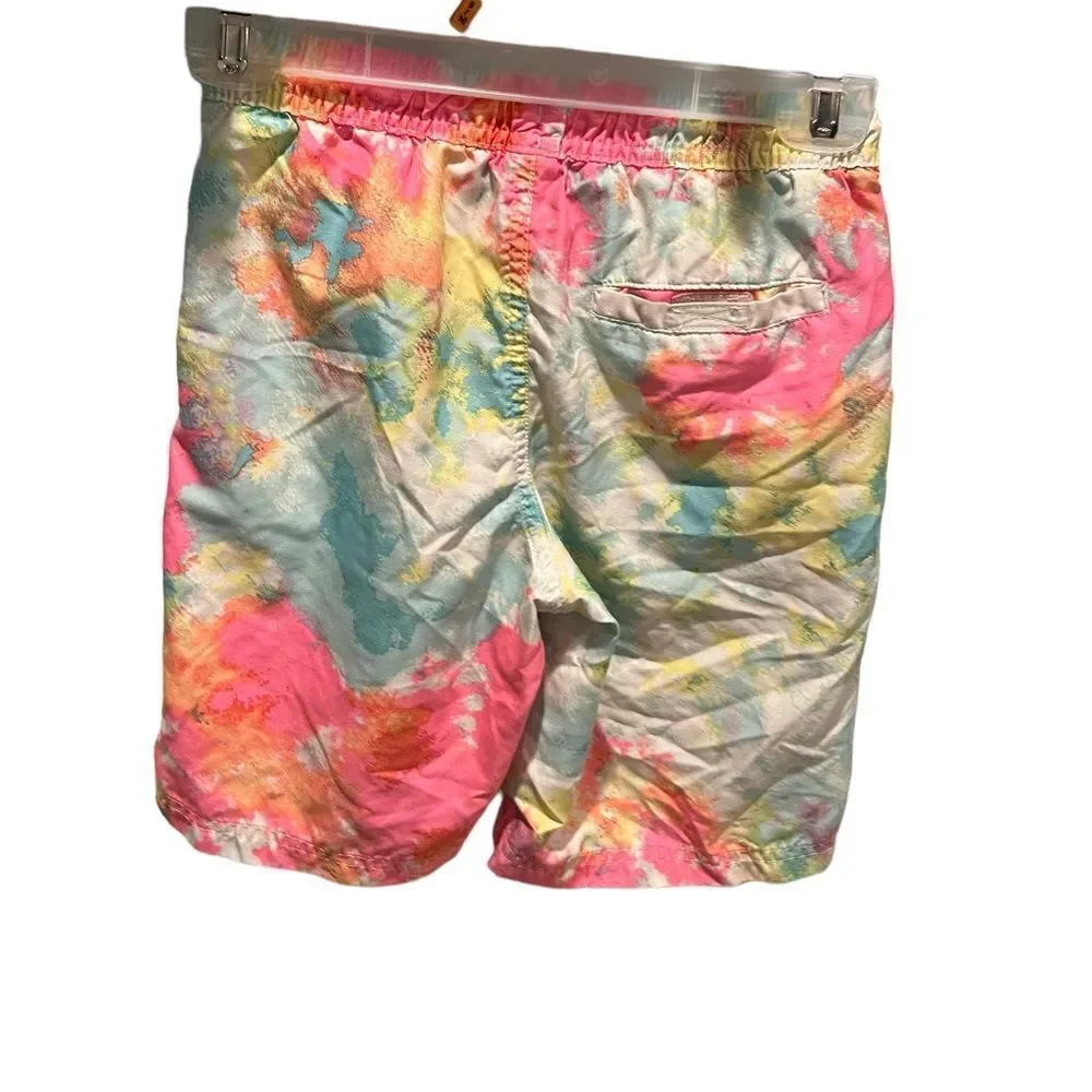 Cat & Jack‎ pastel print swim trunks youth size medium 8/10